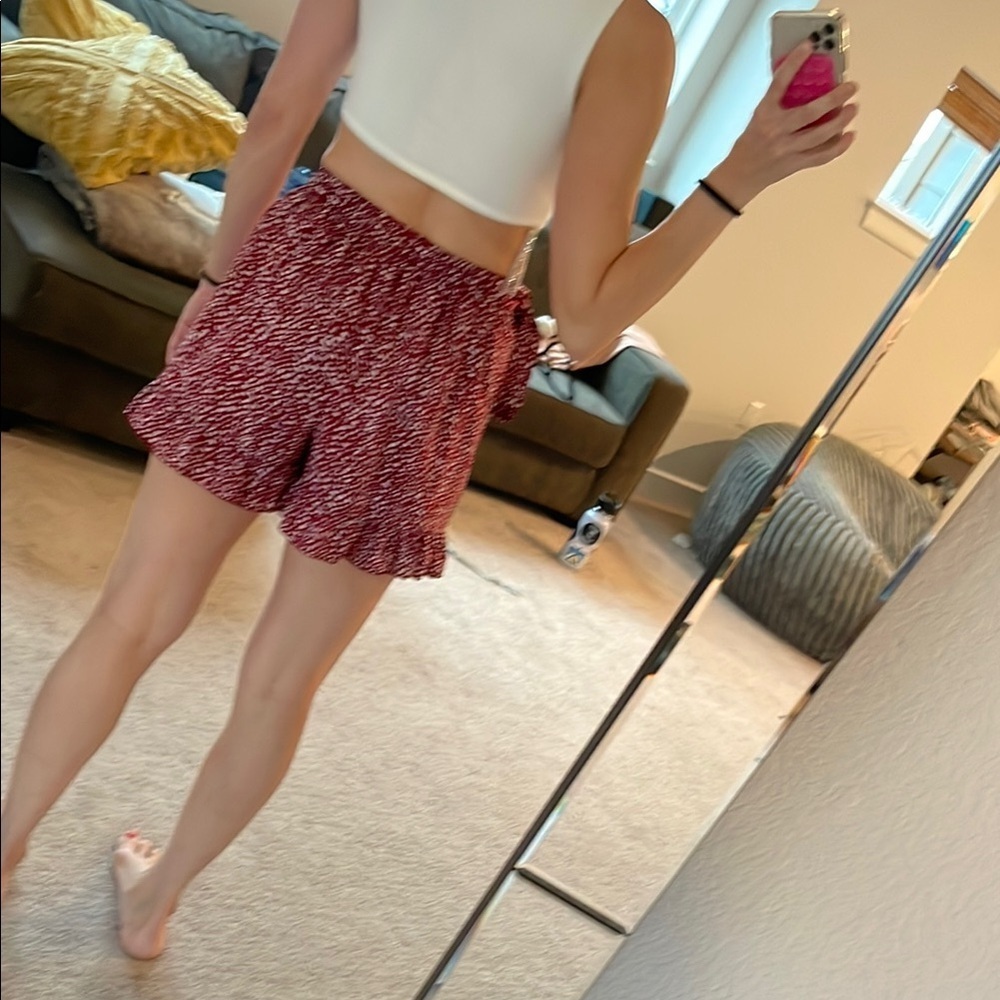 SHEIN Red Polka Dot Skort - Picture 3 of 7